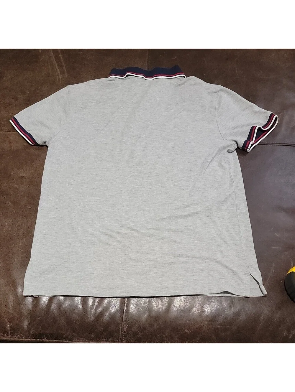 Polo Ralph Lauren Shirt Mens SZ M Gray Custom Slim Fit Big Pony Polo Tee 240